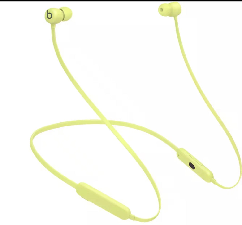Beats Flex Wireless Bluetooth Earphones Yuzu Yellow MYMD2LL/A Magnetic Earbuds