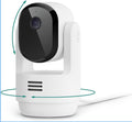Arlo Essential 2K Indoor Security Camera (2025) – Pan & Tilt, Smart Motion Tracking, Person & Pet Detection, 6-Month Secure Plus Included